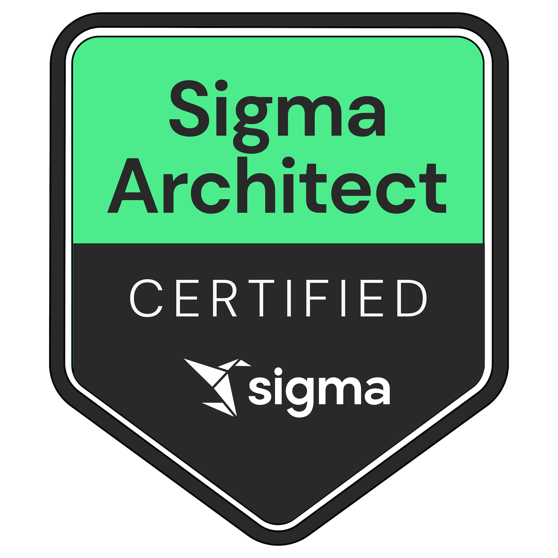 Sigma Architecture Certified Specialist